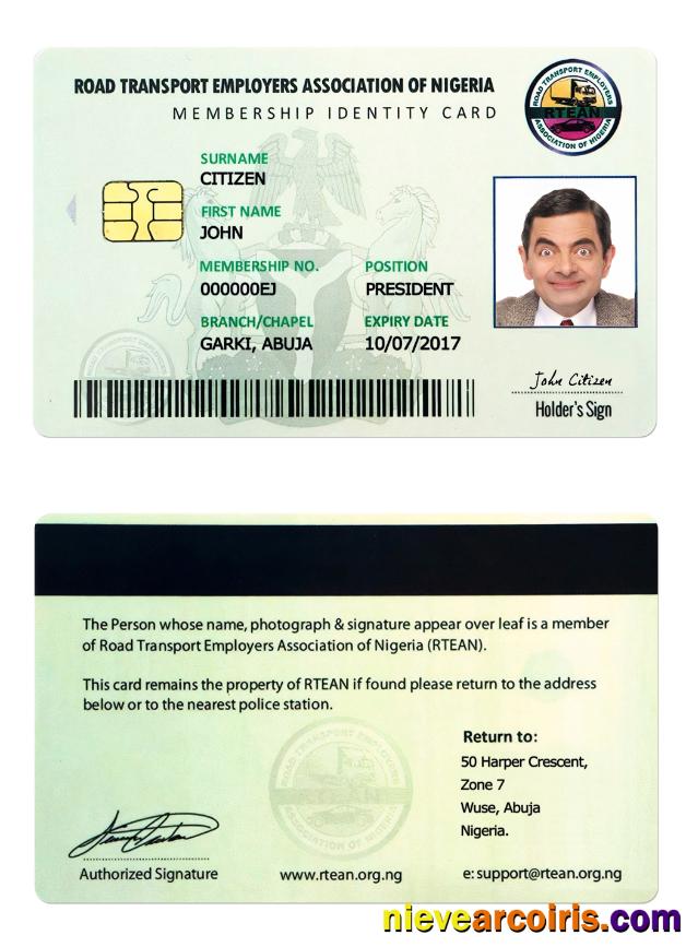 Nigeria ID card